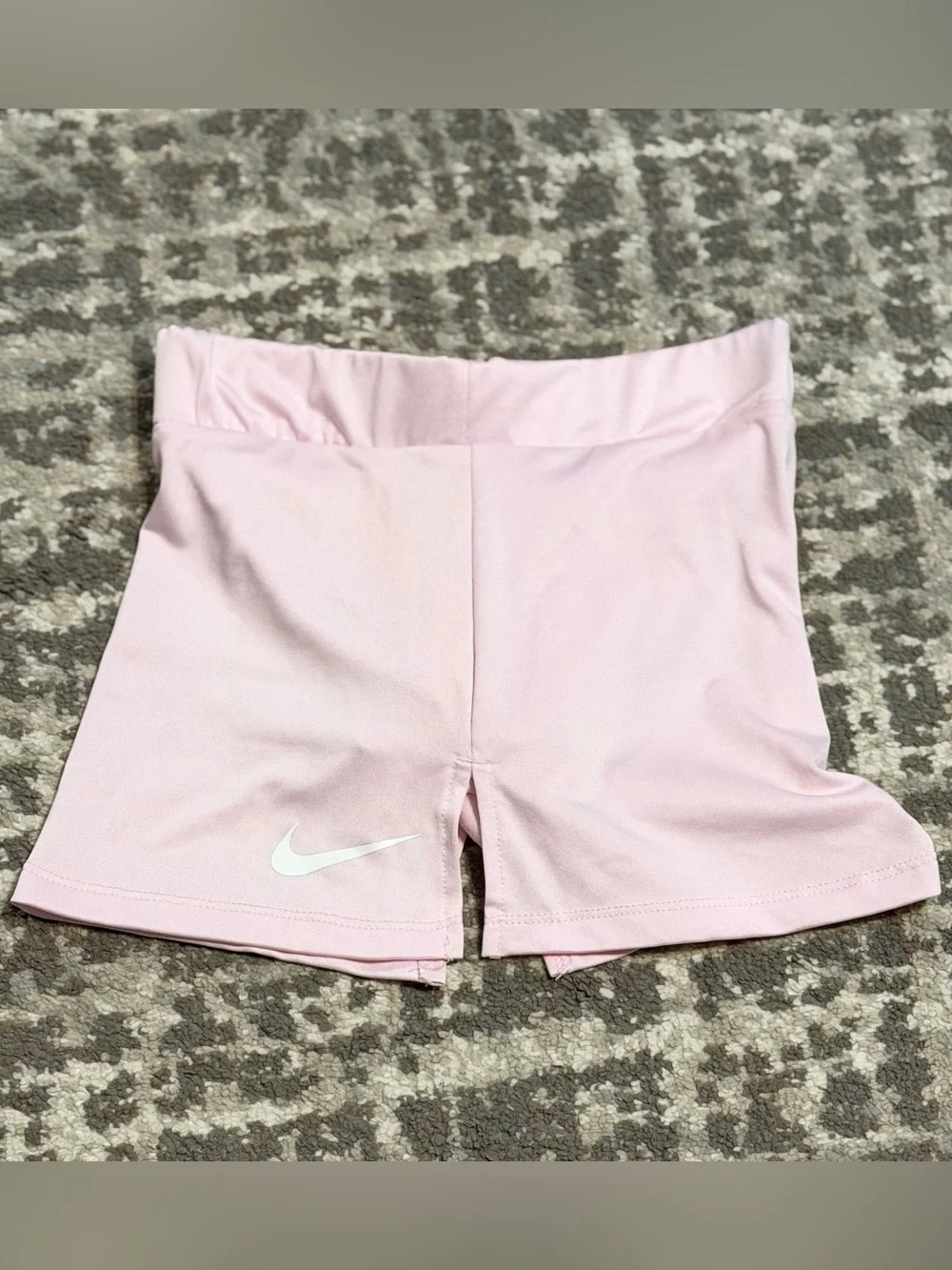 Nike - Little Girls Light Pink Athletic Skort with White Swoosh, Size - 4 (XS)